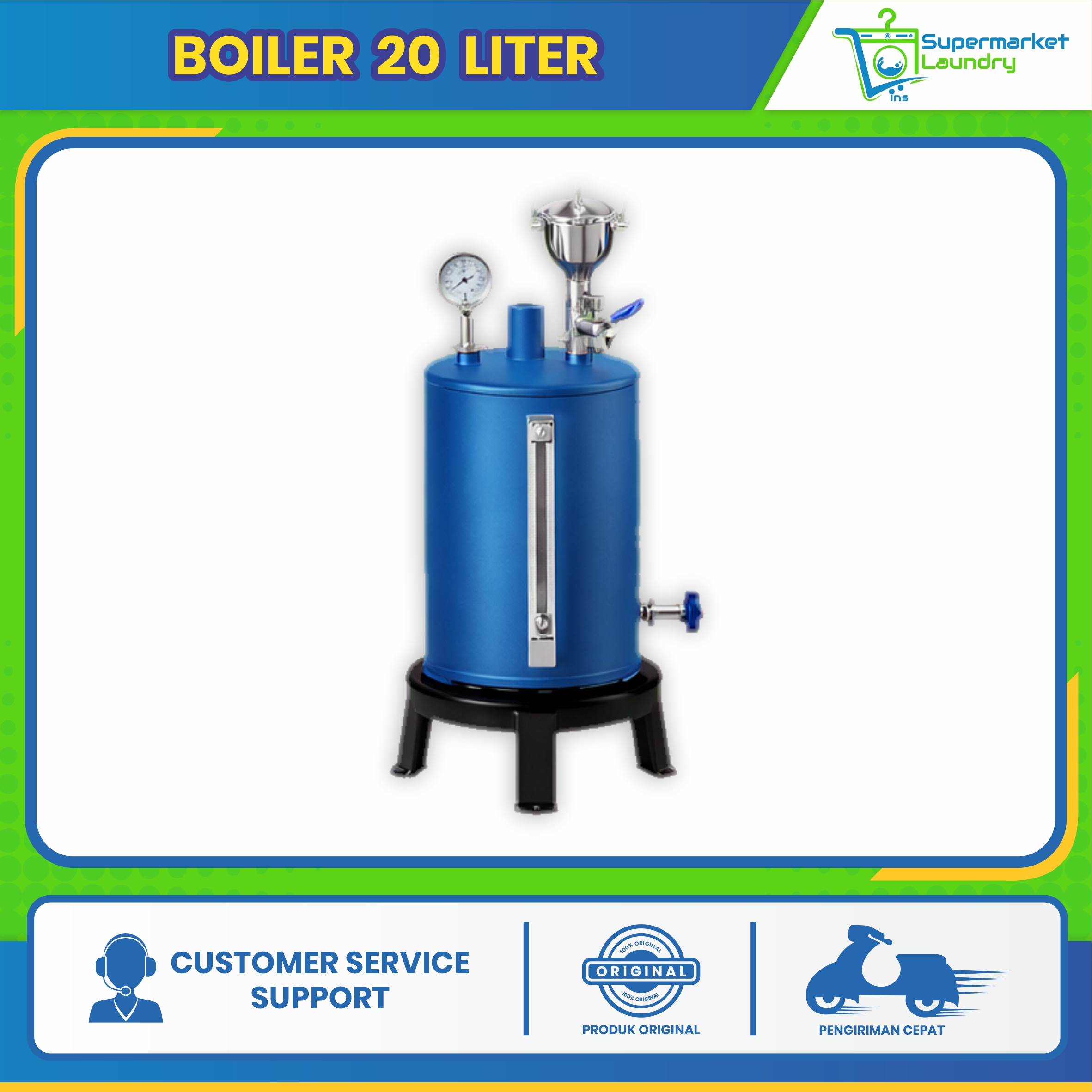 Boiler Setrika Uap Laundry - Image 3