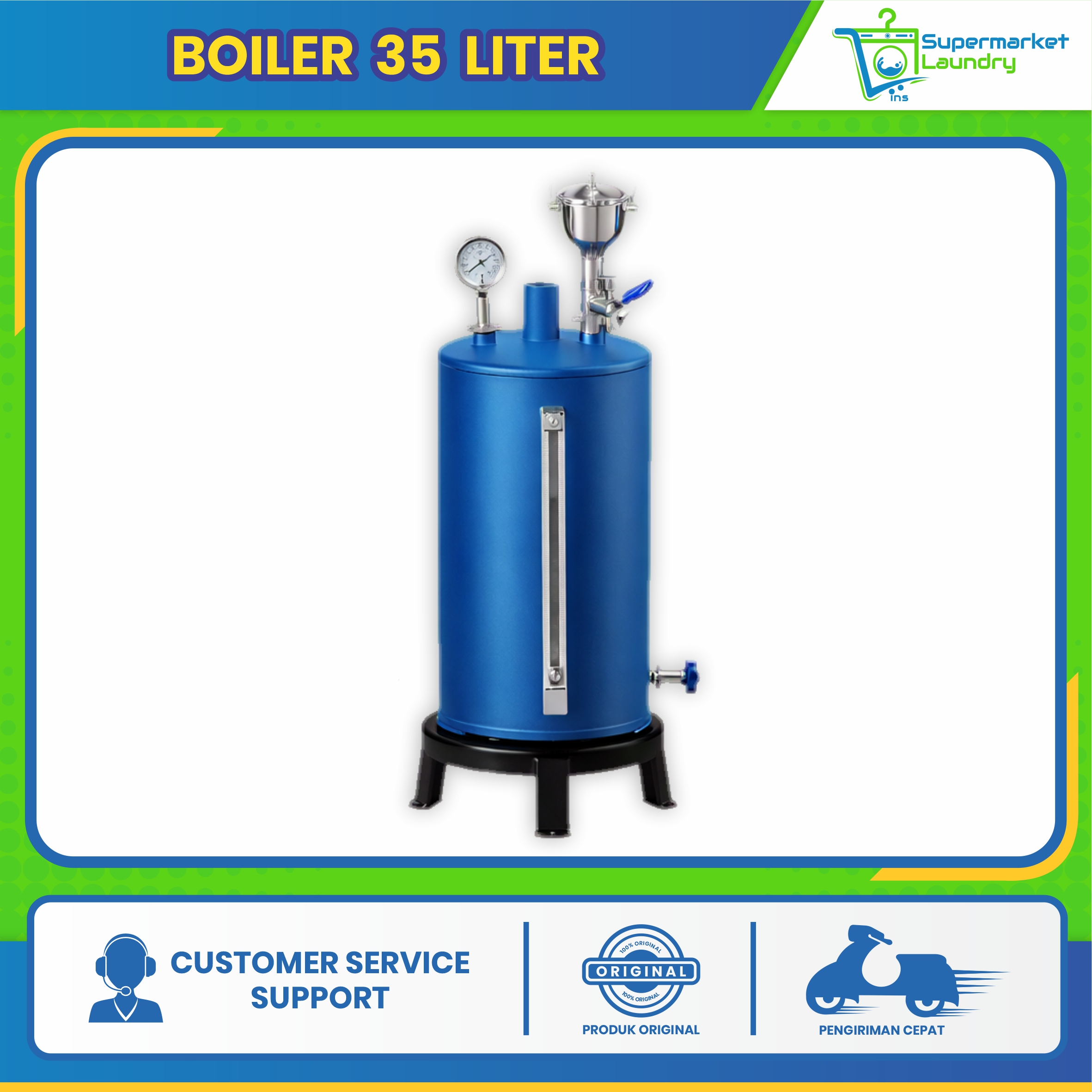 Boiler Setrika Uap Laundry - Image 5