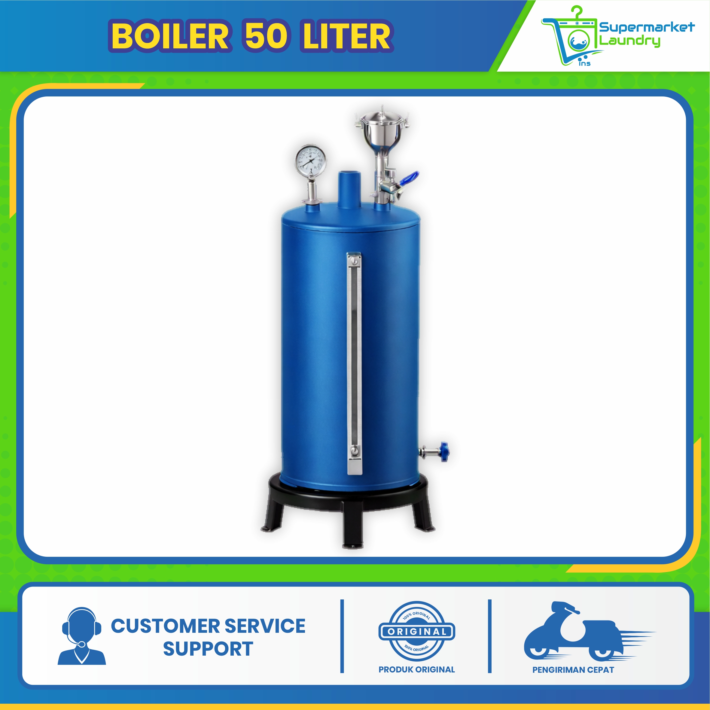 Boiler Setrika Uap Laundry - Image 6