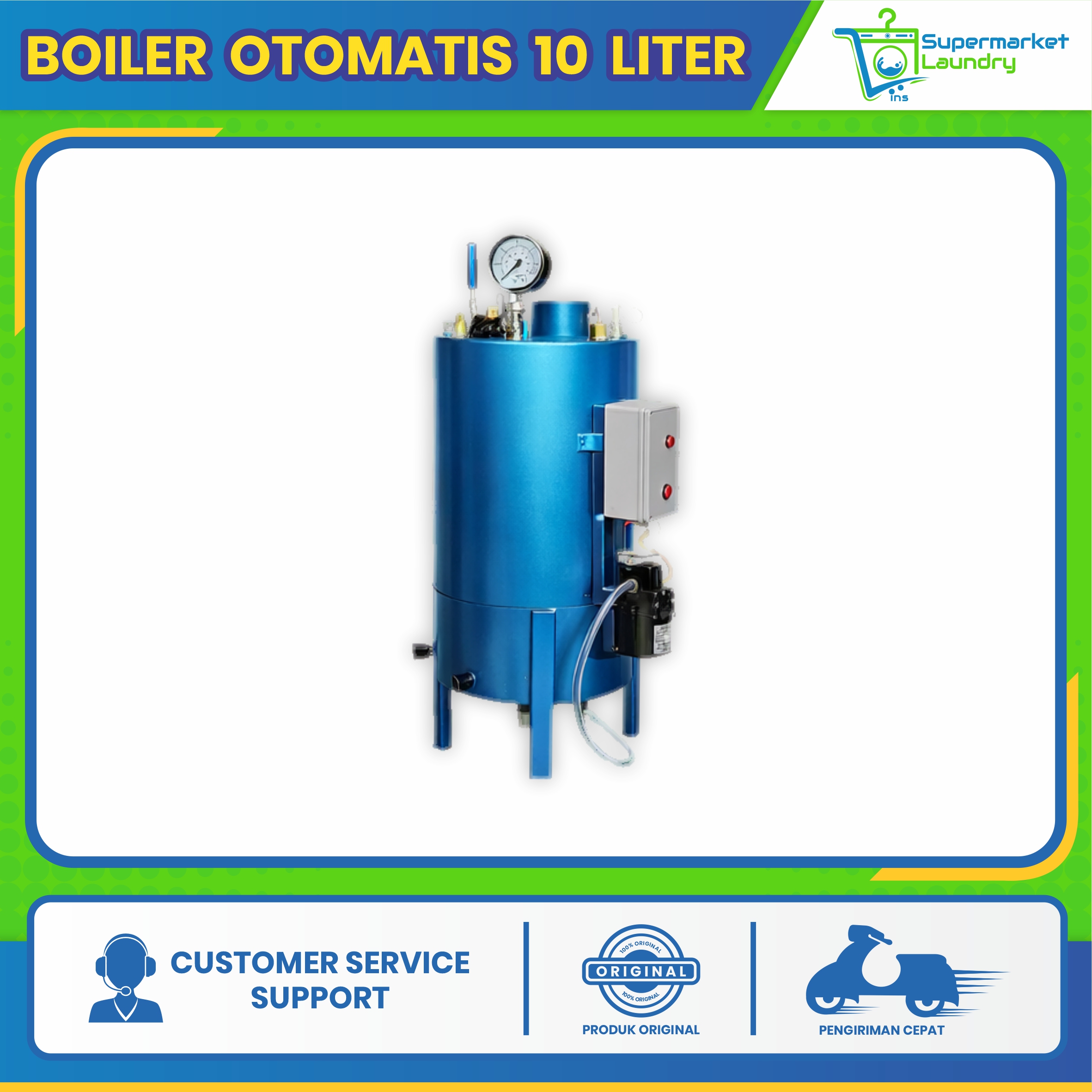 Boiler Otomatis Setrika Uap Laundry - Image 2