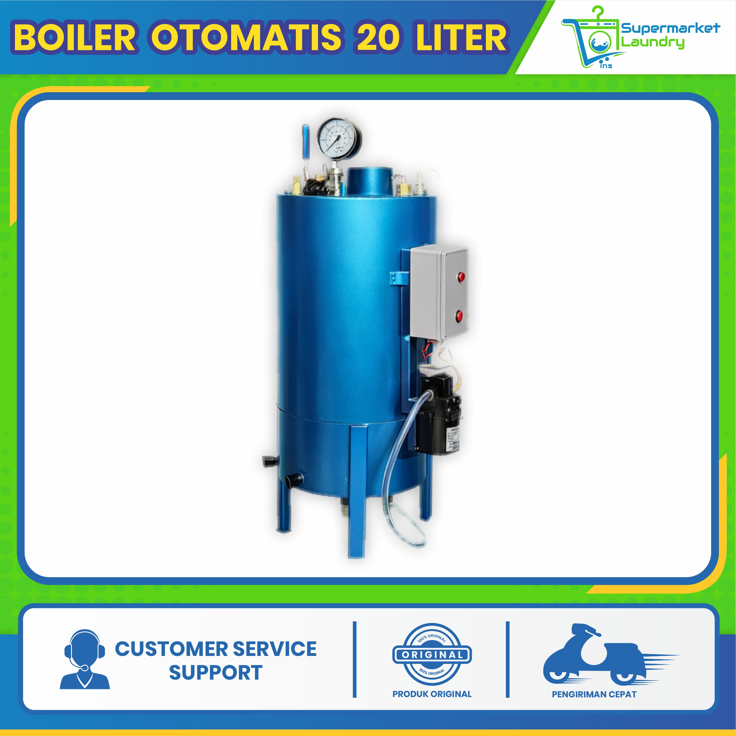 Boiler Otomatis Setrika Uap Laundry - Image 3