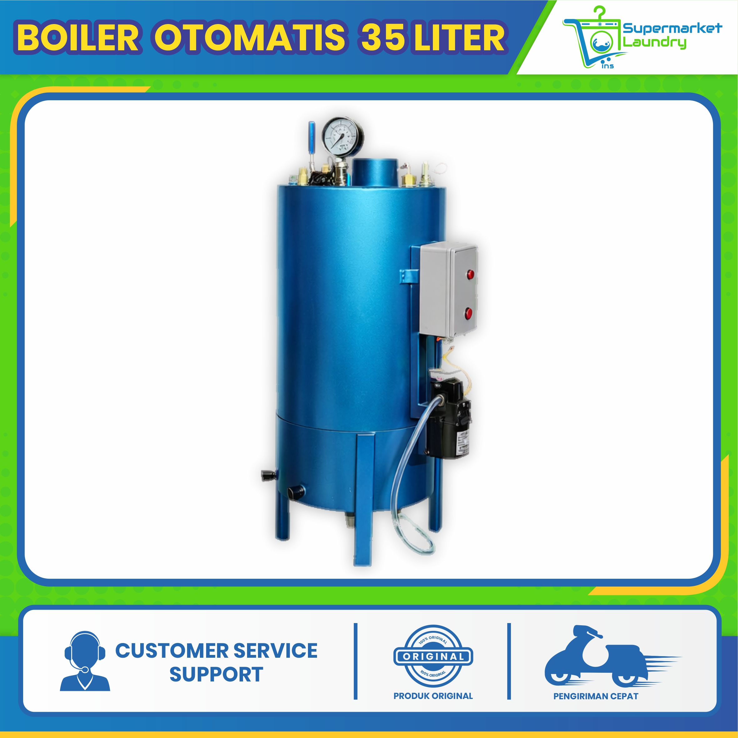 Boiler Otomatis Setrika Uap Laundry - Image 5
