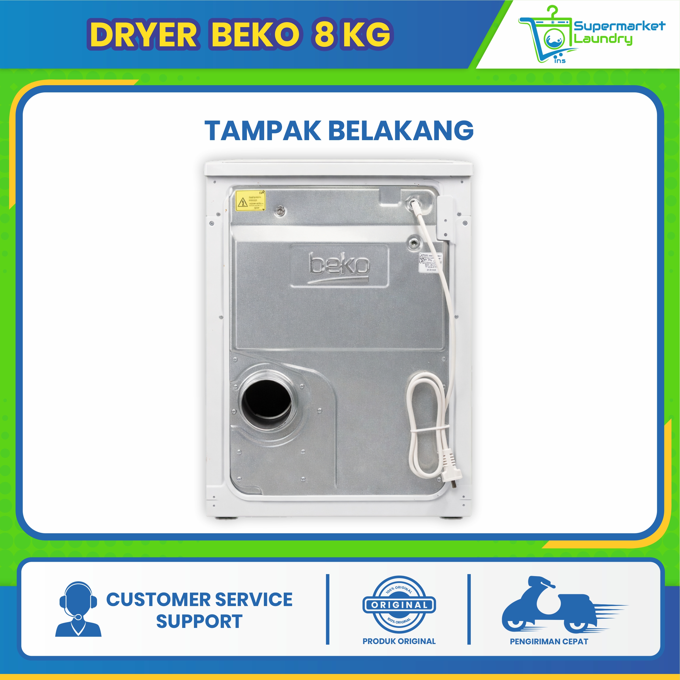 Mesin Pengering Beko 8 Kg - Image 3