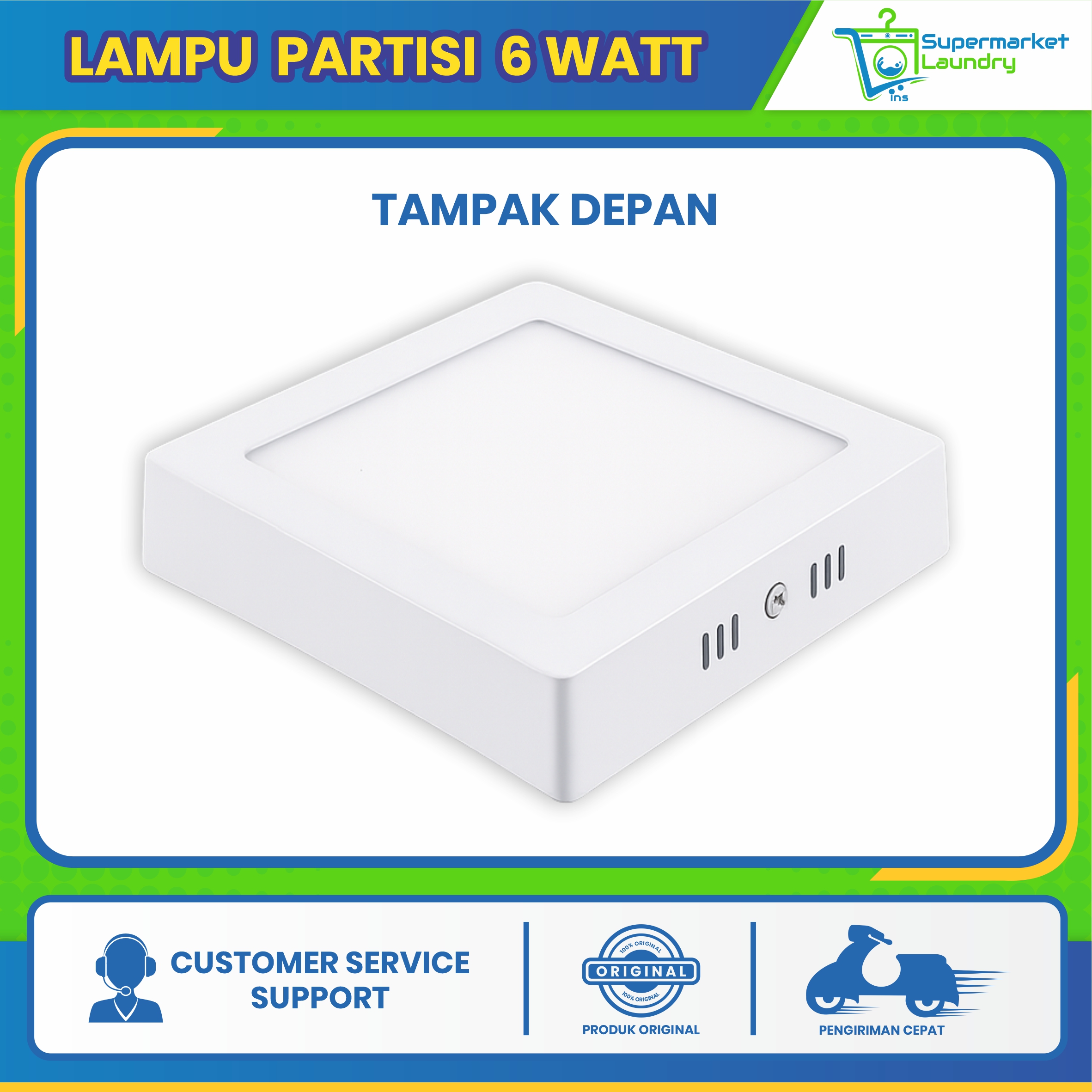 Lampu Partisi LED 6 Watt