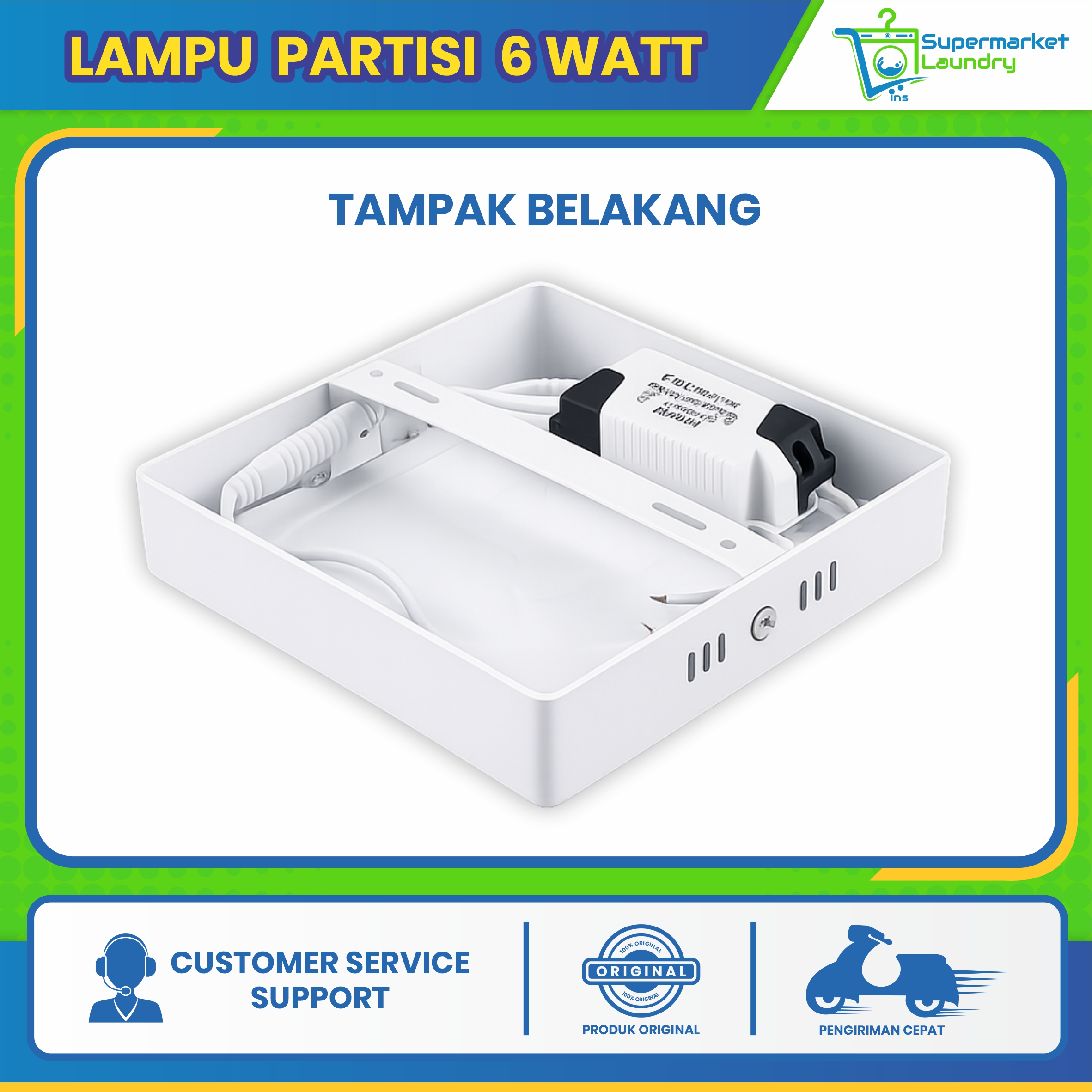 Lampu Partisi LED 6 Watt - Image 2