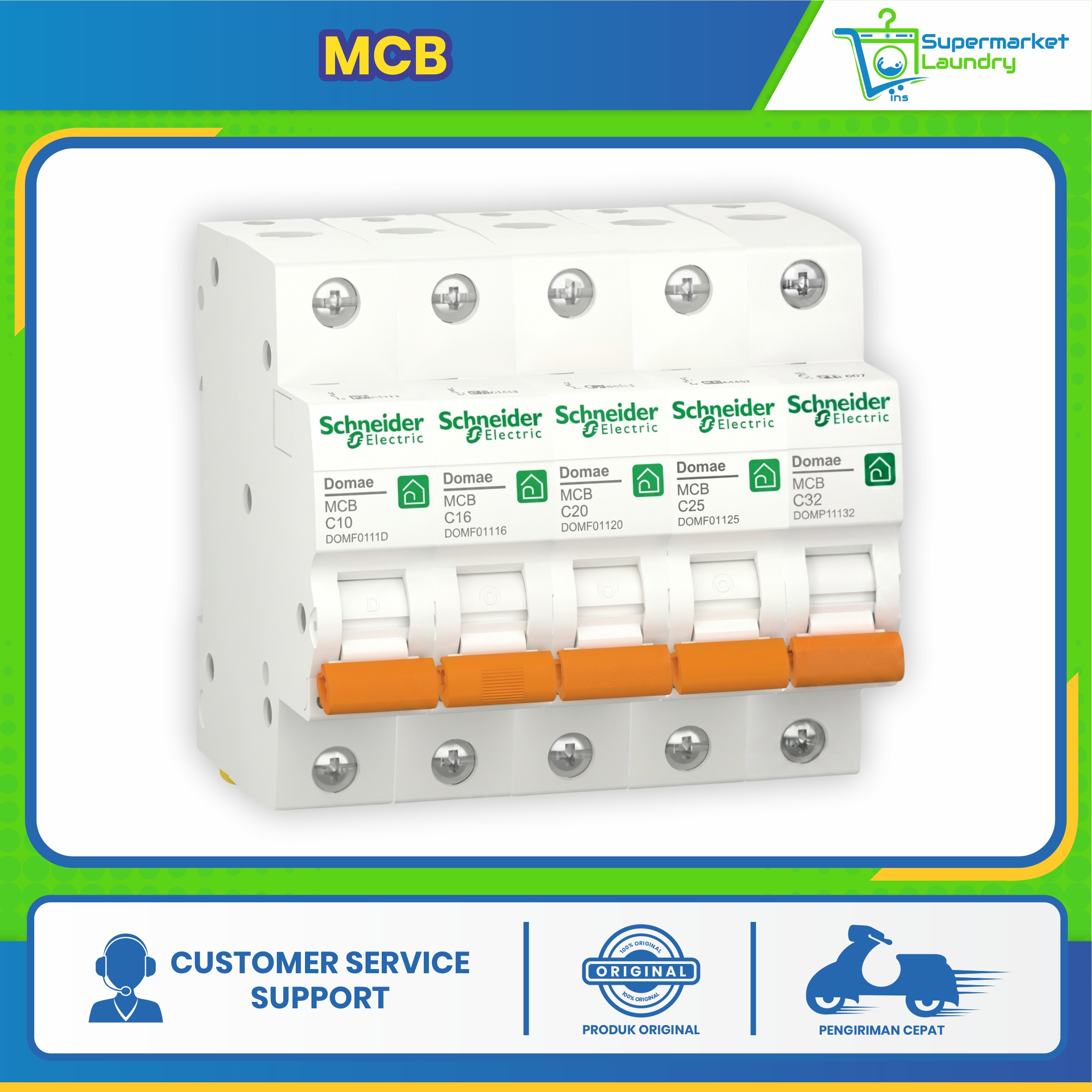 MCB Schneider Electric Domae Series