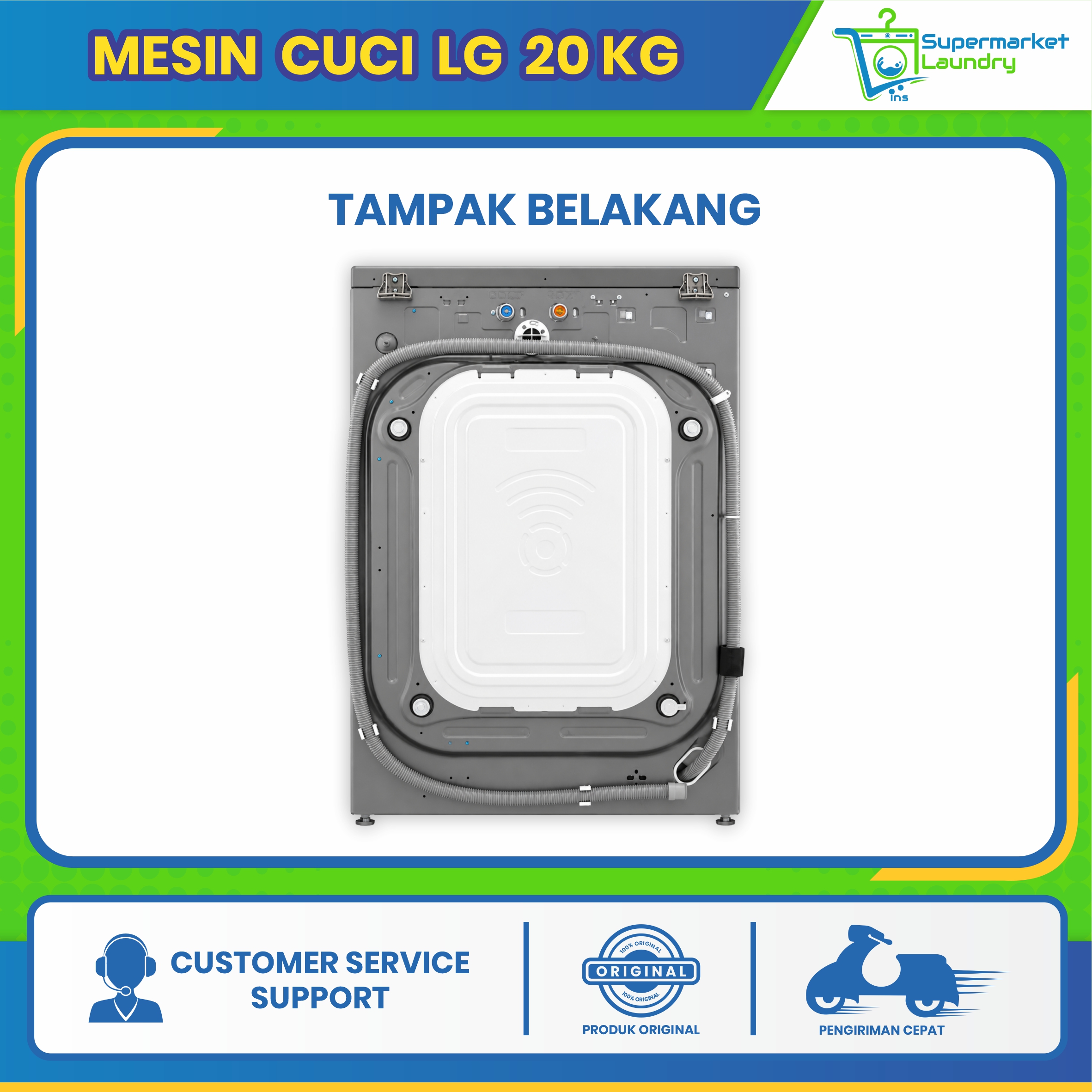 Mesin Cuci LG 20 Kg - Image 3