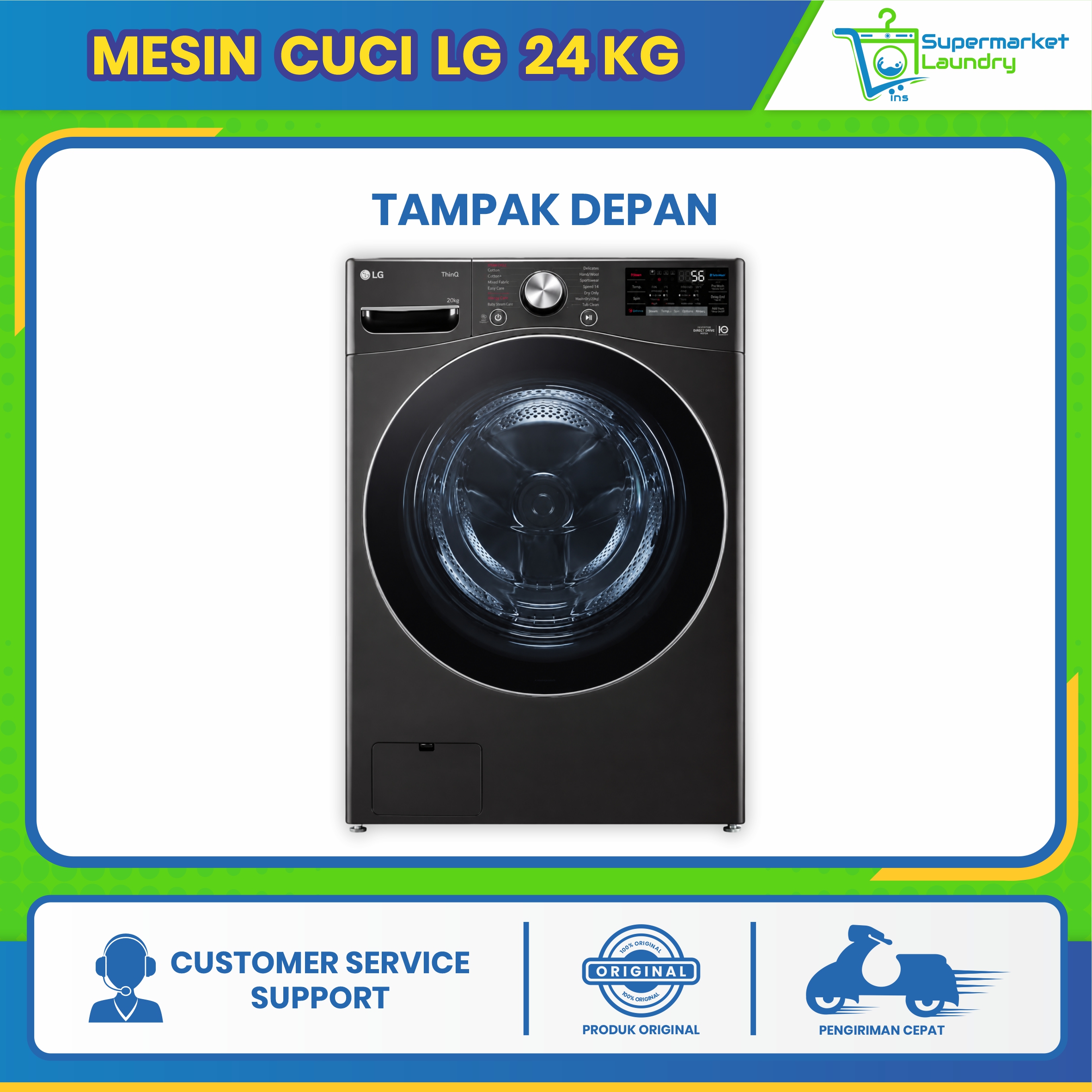 Mesin Cuci LG 24 Kg