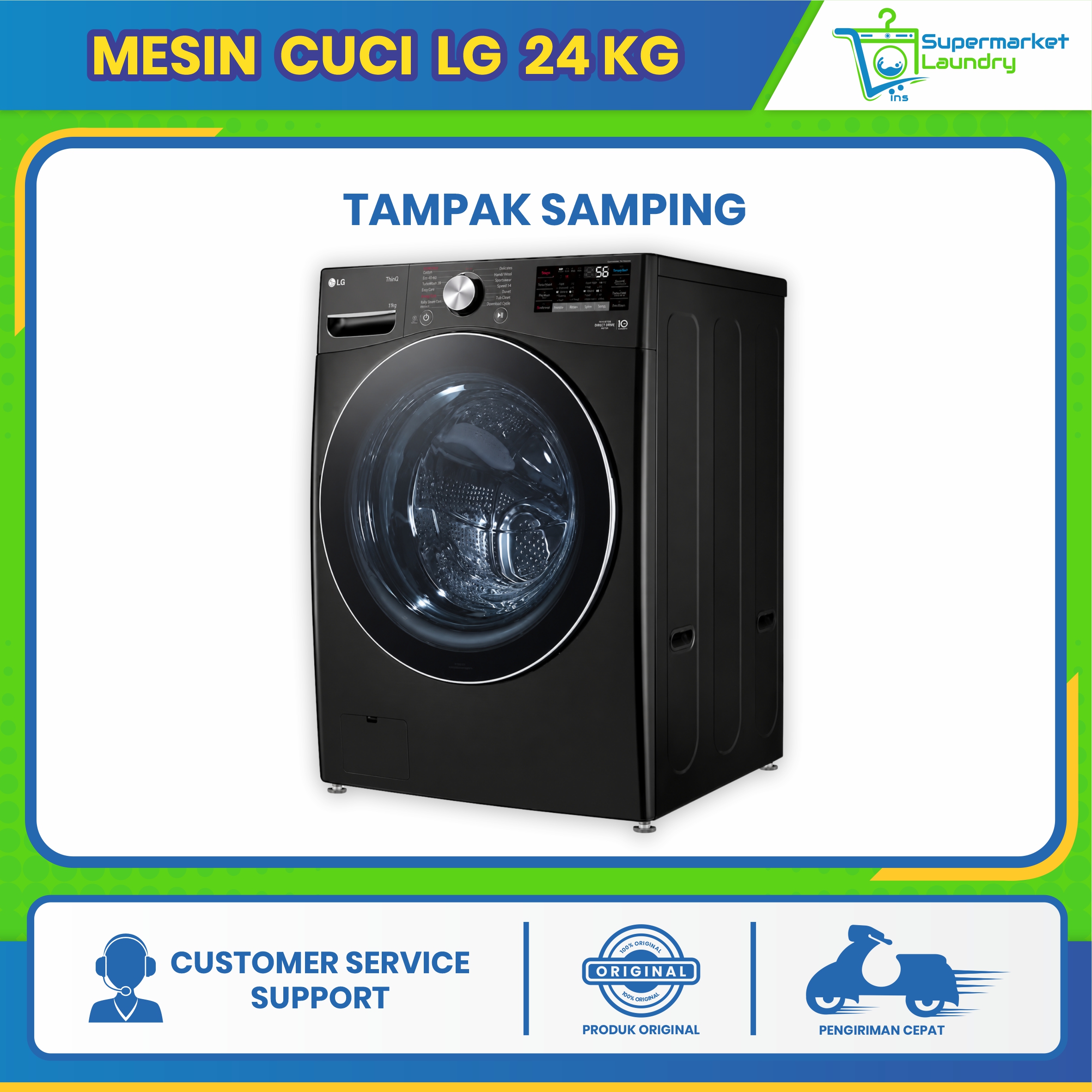 Mesin Cuci LG 24 Kg - Image 2