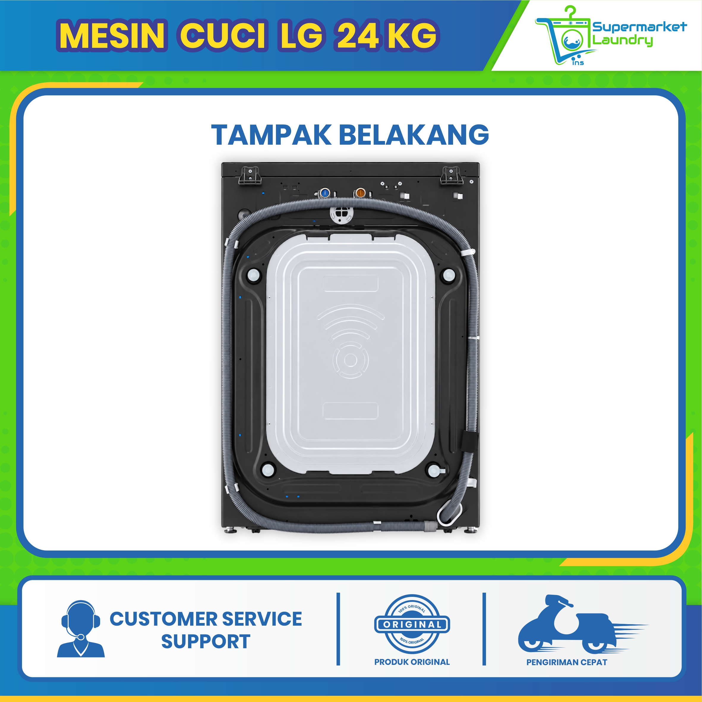 Mesin Cuci LG 24 Kg - Image 4