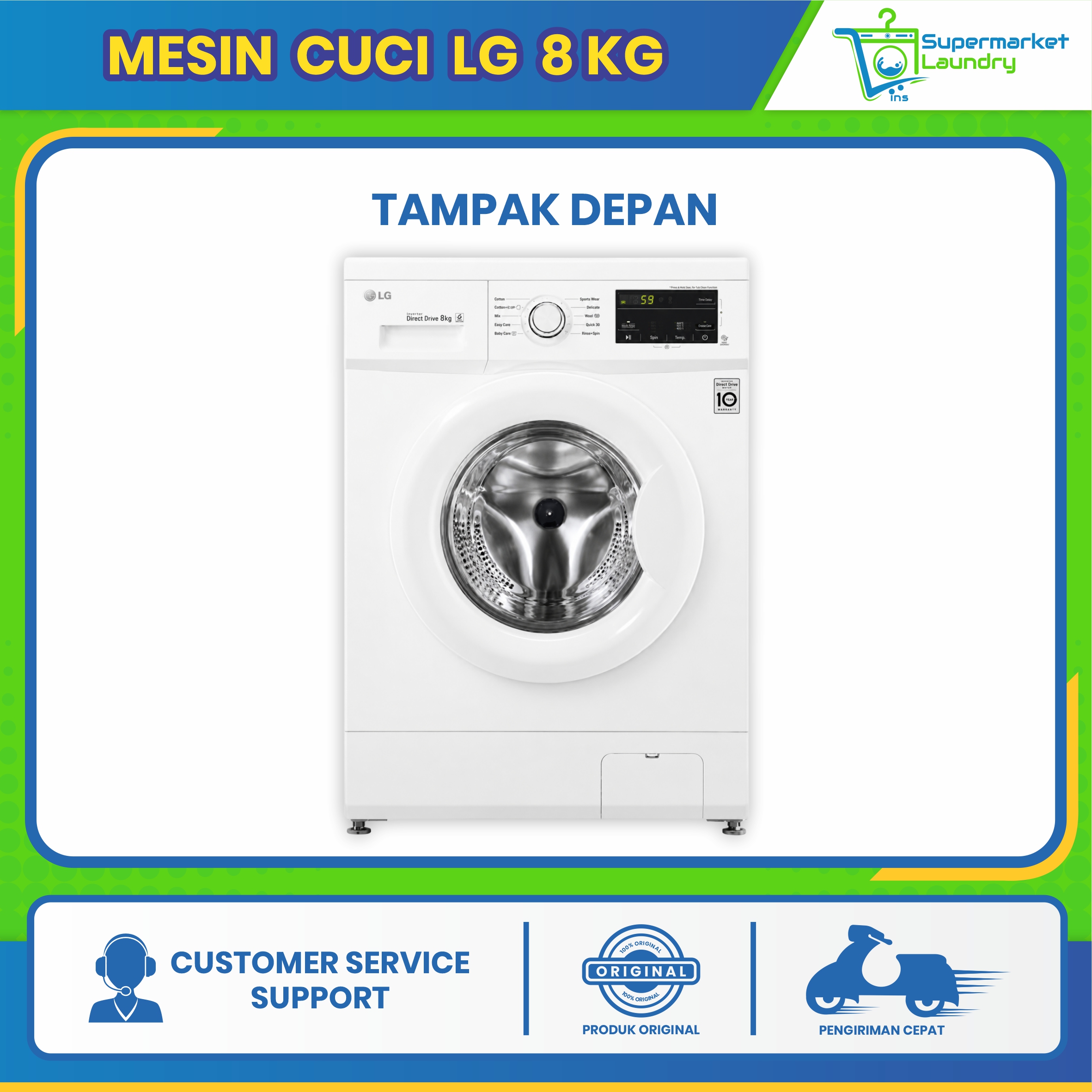 Mesin Cuci LG 8 Kg