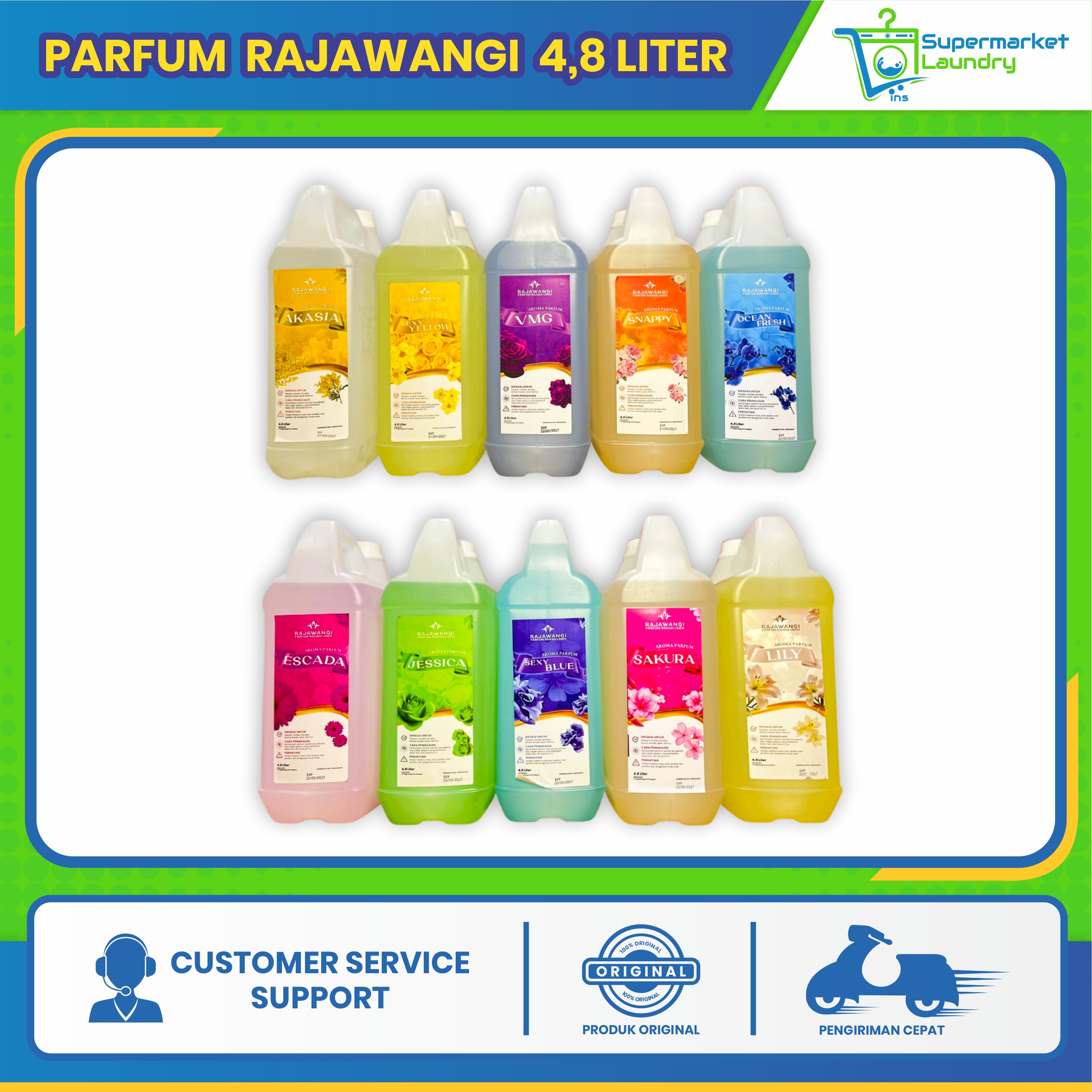 Parfume Laundry Rajawangi 5 Liter