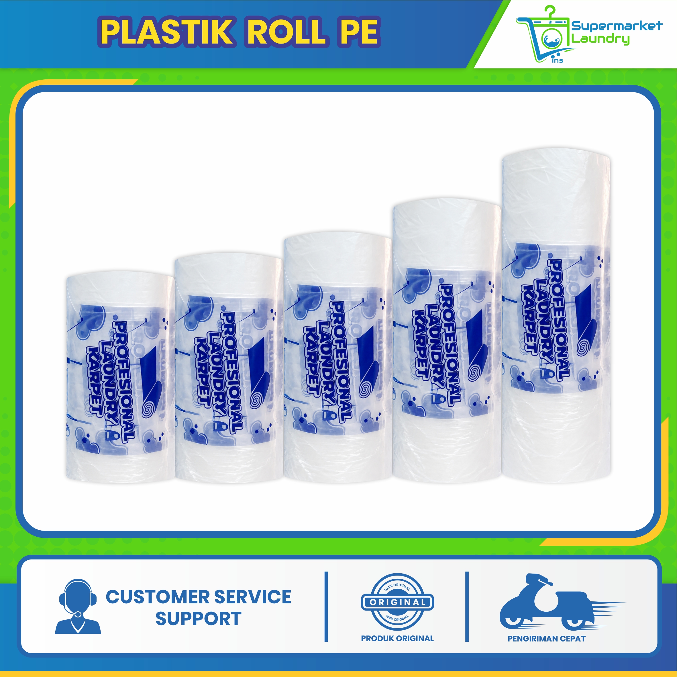 Plastik Laundry Roll PE