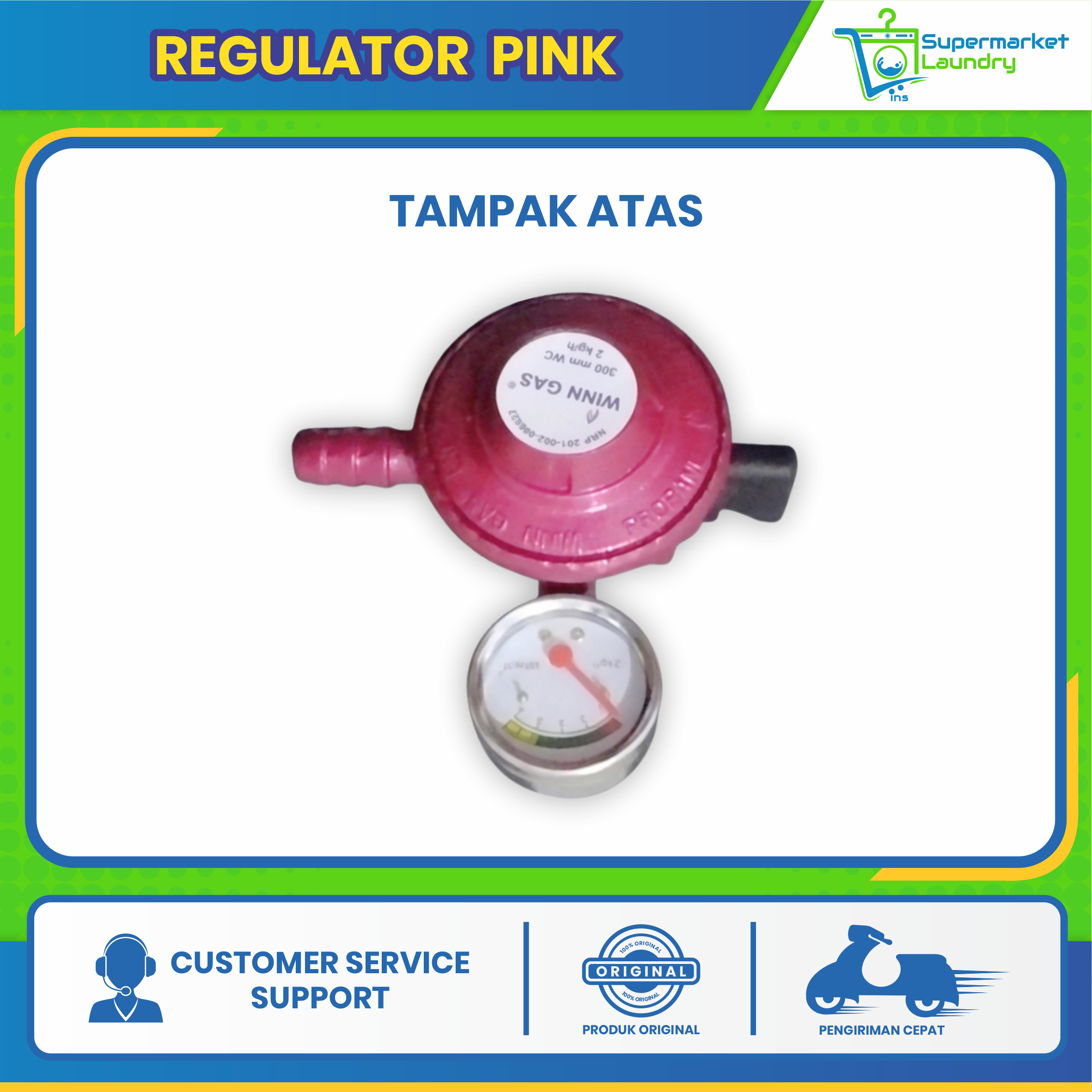 Regulator Winn Gas Pink